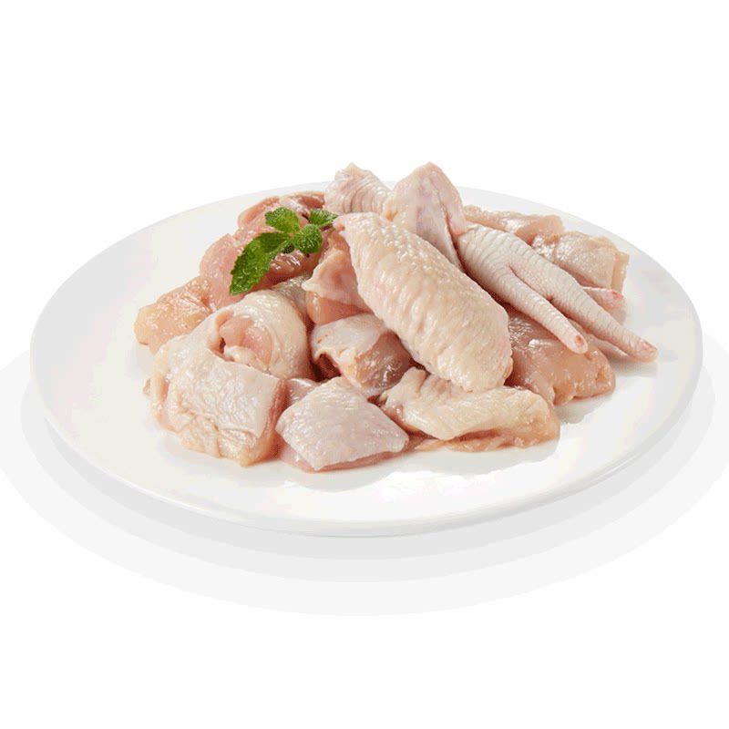 泰森整鸡切块半只665克/盒鸡块食品咖喱黑椒鸡肉