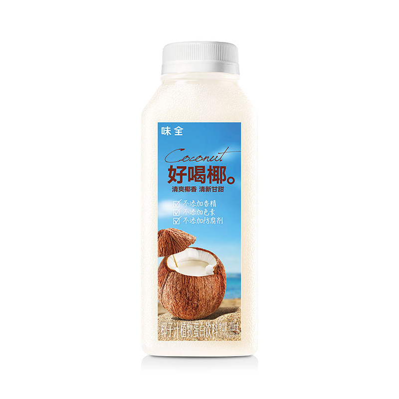 味全好喝椰椰子汁椰汁300ml/瓶饮料新鲜蛋白清爽能量