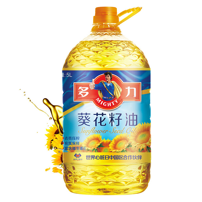 多力葵花籽油5l