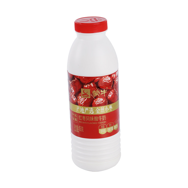 蒙牛红枣风味酸牛奶老酸奶450克/瓶蛋白浓缩营养牧场纯正优质