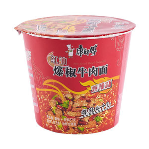 康师傅爆椒牛肉杯面