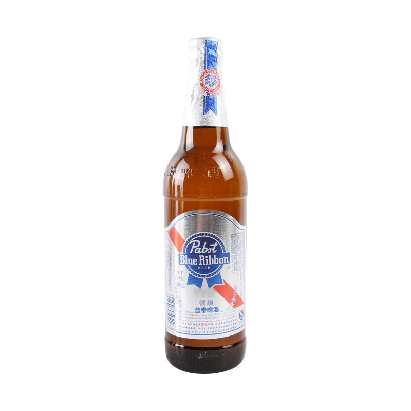 蓝带银装啤酒550ml/瓶酒花经典窖藏精选经典口感