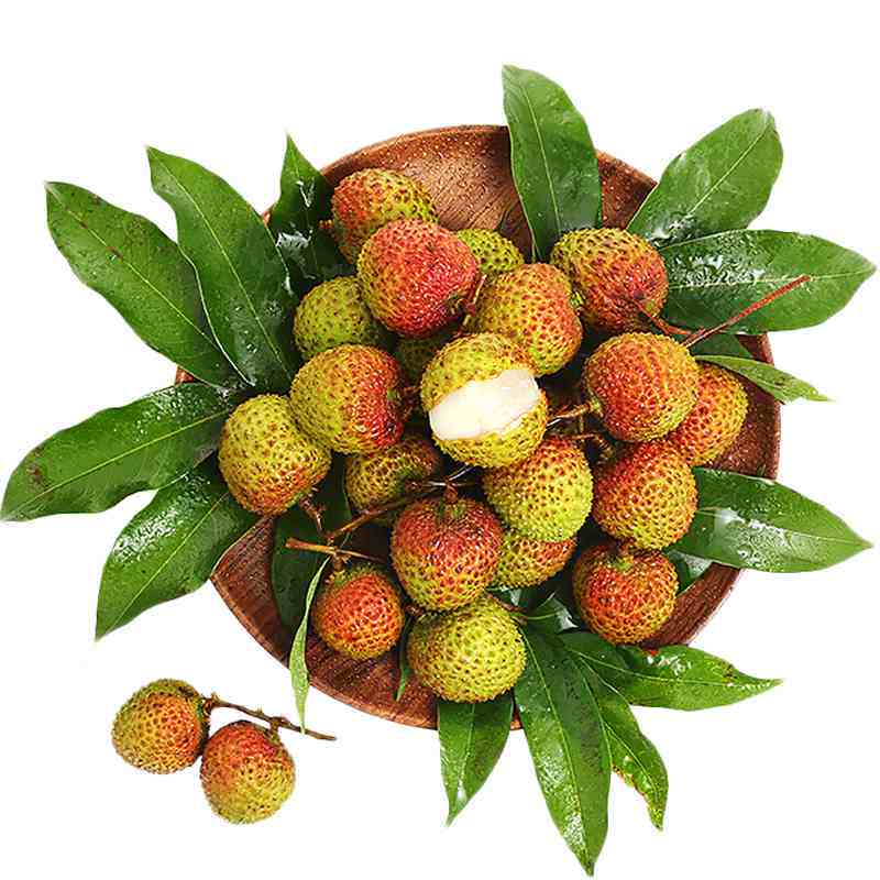 (今日10折)缤纷田园妃子笑荔枝约450g薄皮多汁精选当季新鲜水果—荔枝