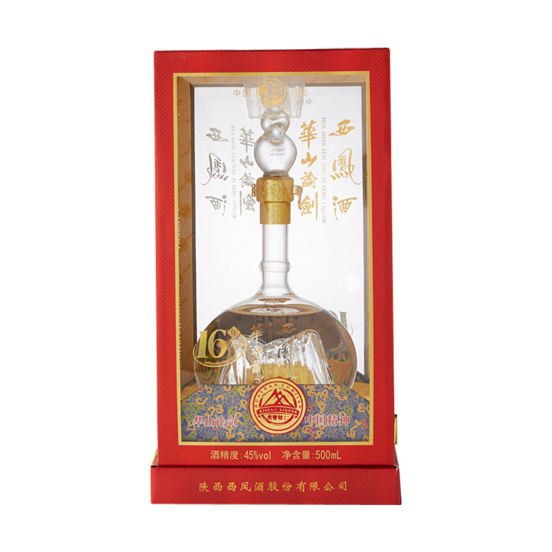 45度西凤酒华山论剑16年500ml瓶
