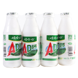 娃哈哈 AD钙奶220g*4瓶儿童宝宝含乳饮料新老包装随机发货