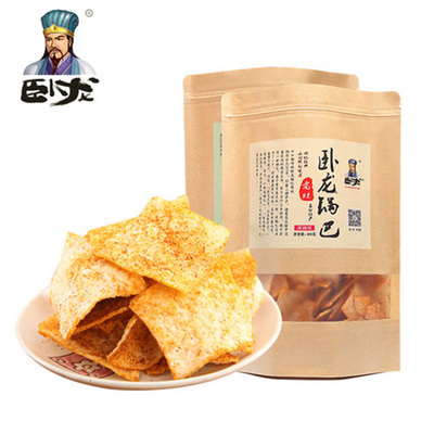 卧龙手工老灶锅巴麻辣味+五香味400g*2包 35.8元