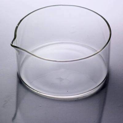 玻璃结晶皿 100mm 具嘴平底皿 玻璃仪器(60-90-120-150-180mm)