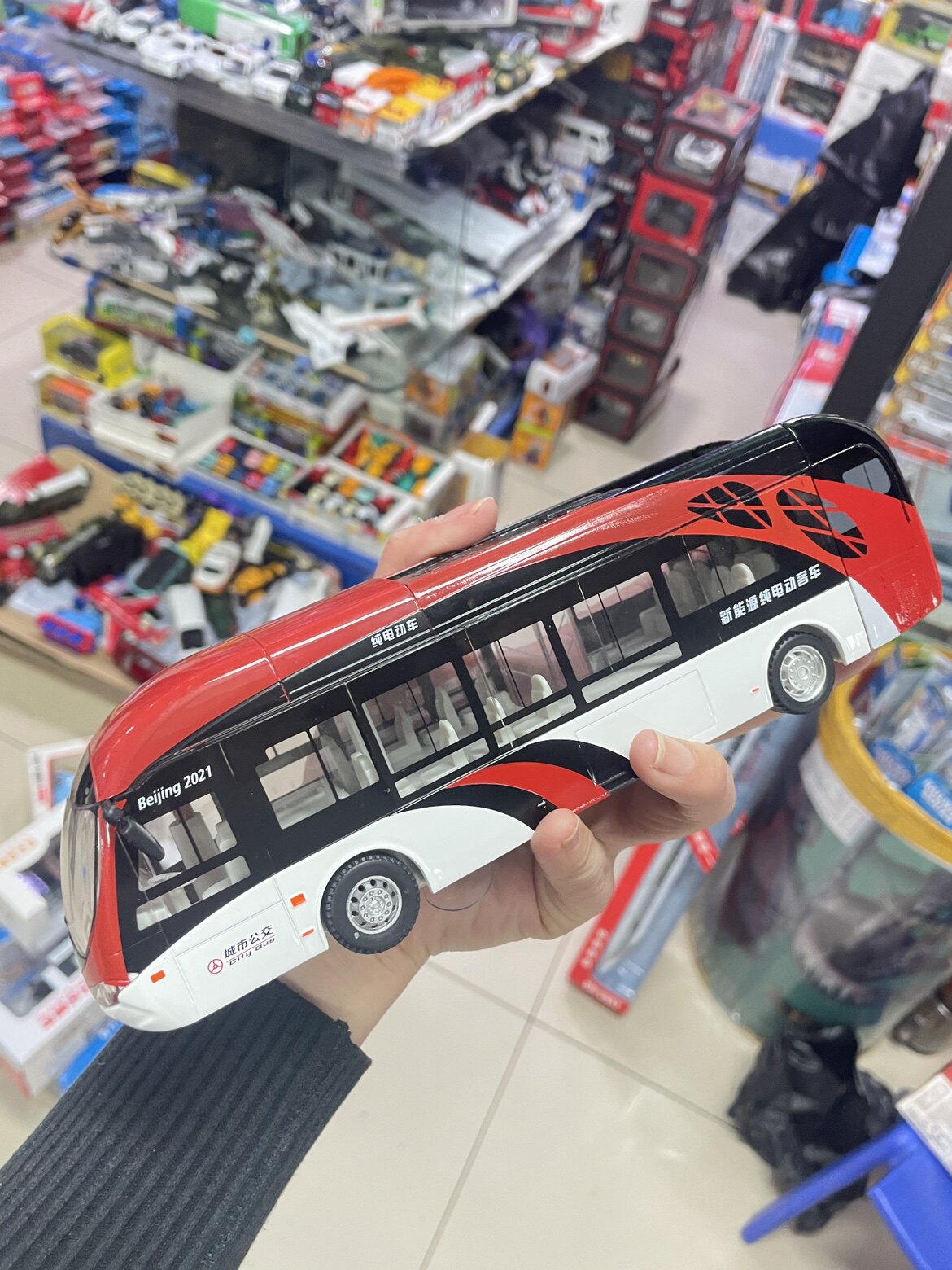 金属仿真北京公交大1路车珠海广通银隆公交巴士客车汽车模型玩具