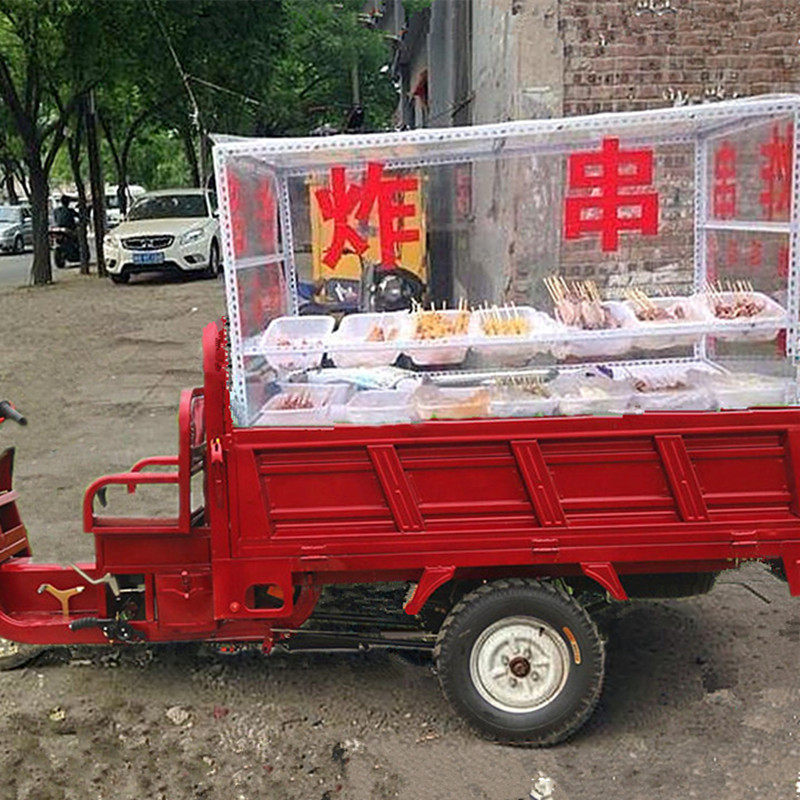 定做组装炸串小吃架炸锅三轮车夜市烧烤摆摊架子煎饼凉皮手抓饼