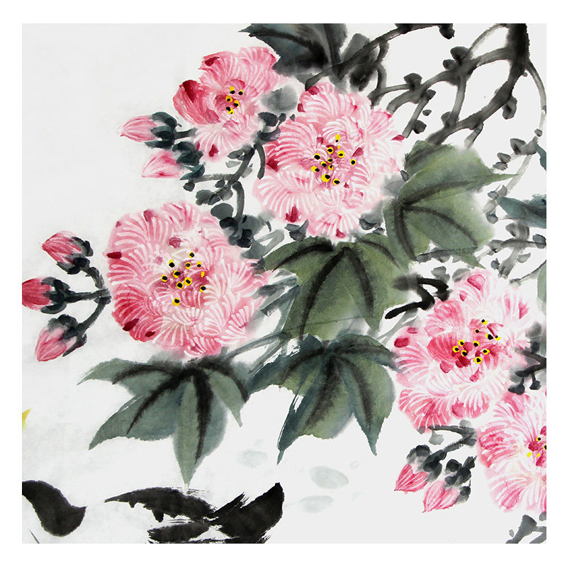 马其宽《花鸟》中国美院教授