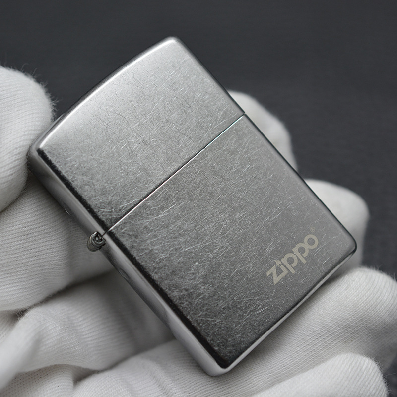 正品ZIPPO 之宝 打火机 花砂 207标志 207ZL