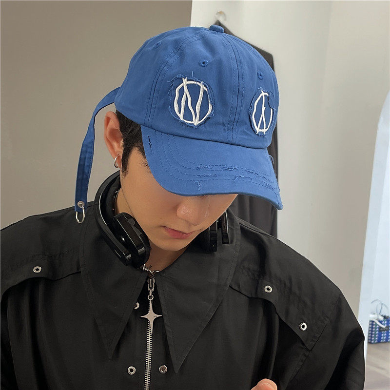 gd权志龙baby同款做旧长鸭舌帽子