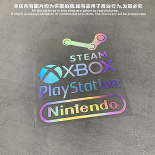 GM镂空车贴 PS STEAM 游戏标志 汽车玻璃摩托机车电动车防水贴纸