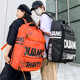 潮牌旅行包学生书包工装风大容量包包女双肩包男生户外装备健身包