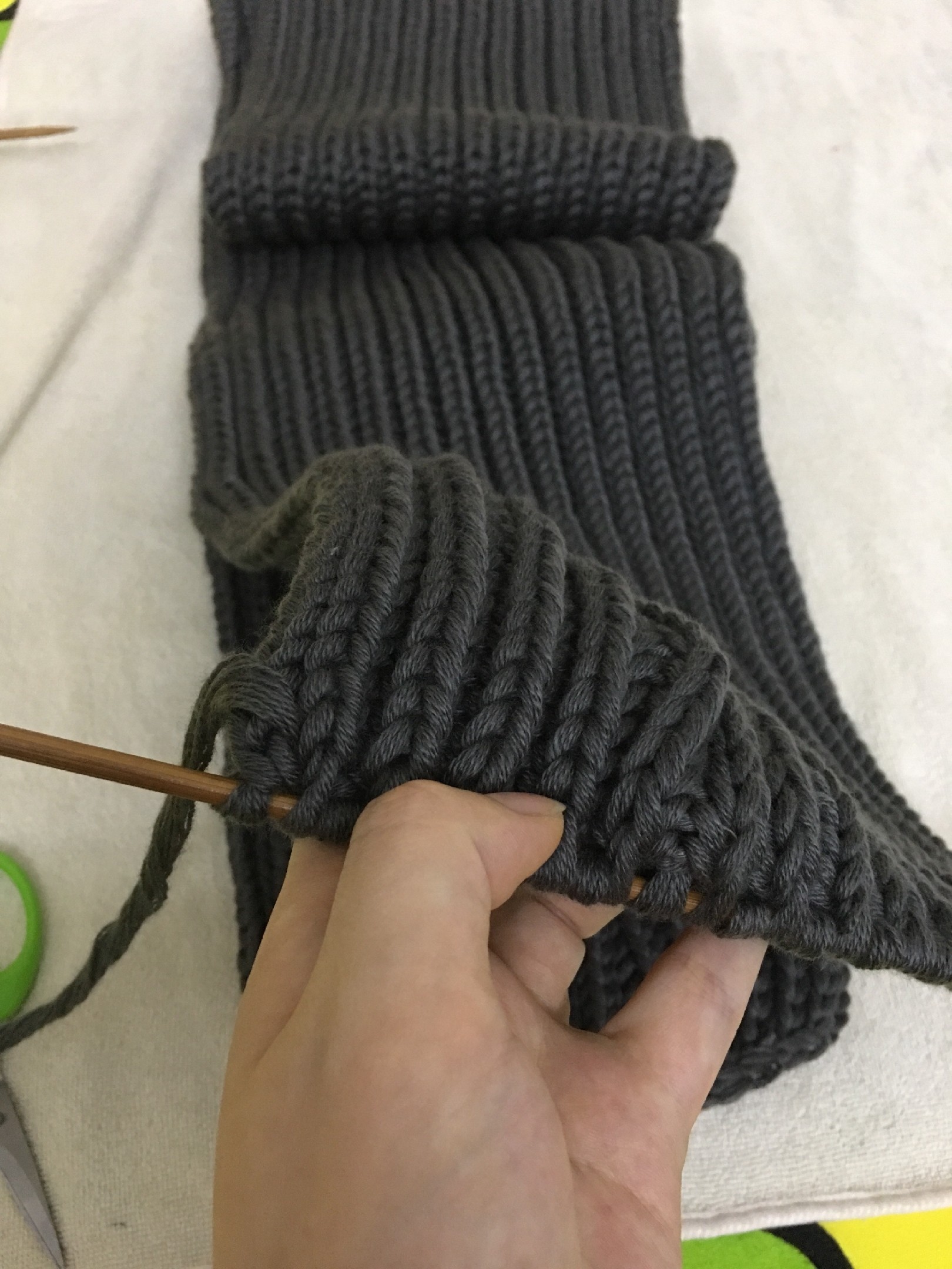 diy人工编织自己纯手工织的毛线围巾成品转运结围巾男士生日礼物