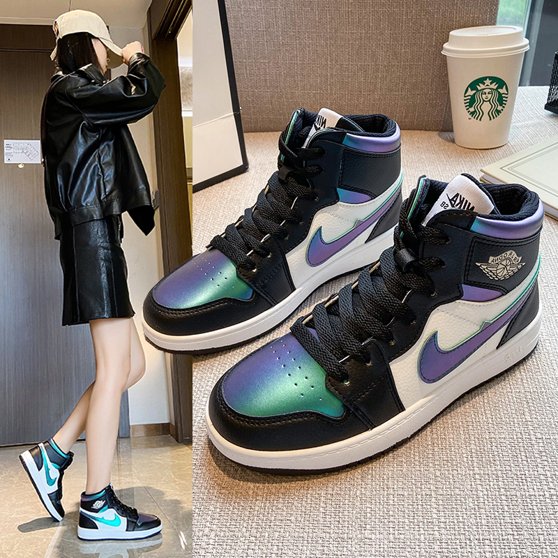 sb低帮空军一号板鞋男官网旗舰黑白熊猫aj1樱花粉女鞋已售21新品淘宝