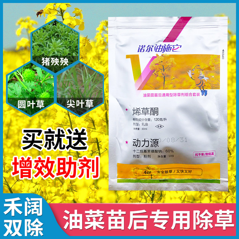 油菜除草剂油菜田苗后专用除草剂通用型禾阔双除烯草酮白菜菜心型