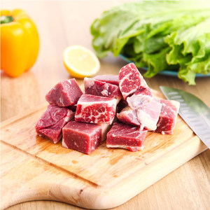 新鲜牛腩块炖汤牛腩肉250g牛肉块冷冻生鲜切块烤肉烧烤煲汤食材