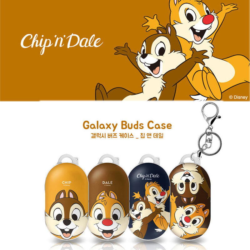 韩国迪士尼奇奇蒂蒂适用于三星buds耳机套buds无线充电保护套硬