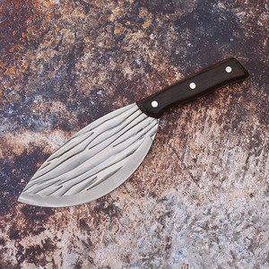 商用杀鱼切肉鱼骨刀超快锋利屠夫卖肉分割刀厨房切菜切肉锻打刀具