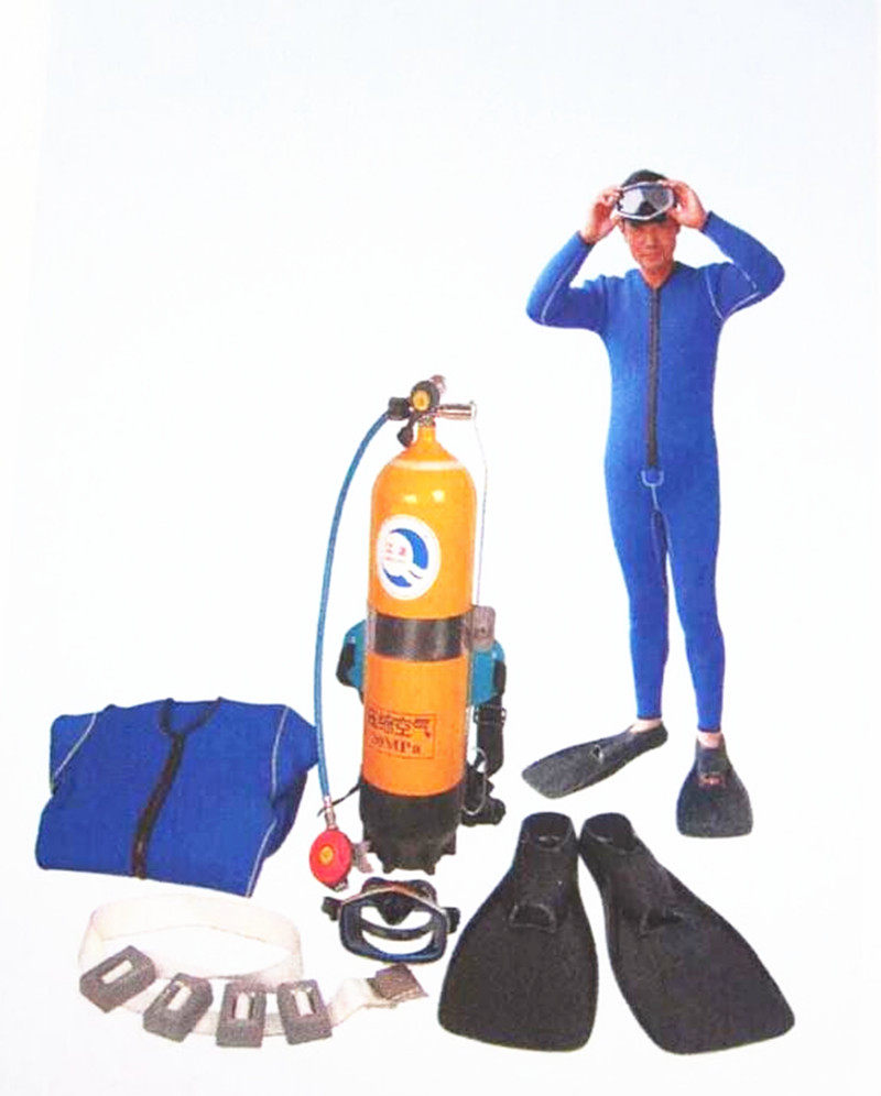 潜水服氧气_潜水员装备船用潜水装具呼吸器潜水服12l氧气瓶打捞全套