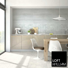 宝路莎款北欧灰色木纹理厨房卫生间墙砖条纹格子模具凹凸面背景砖