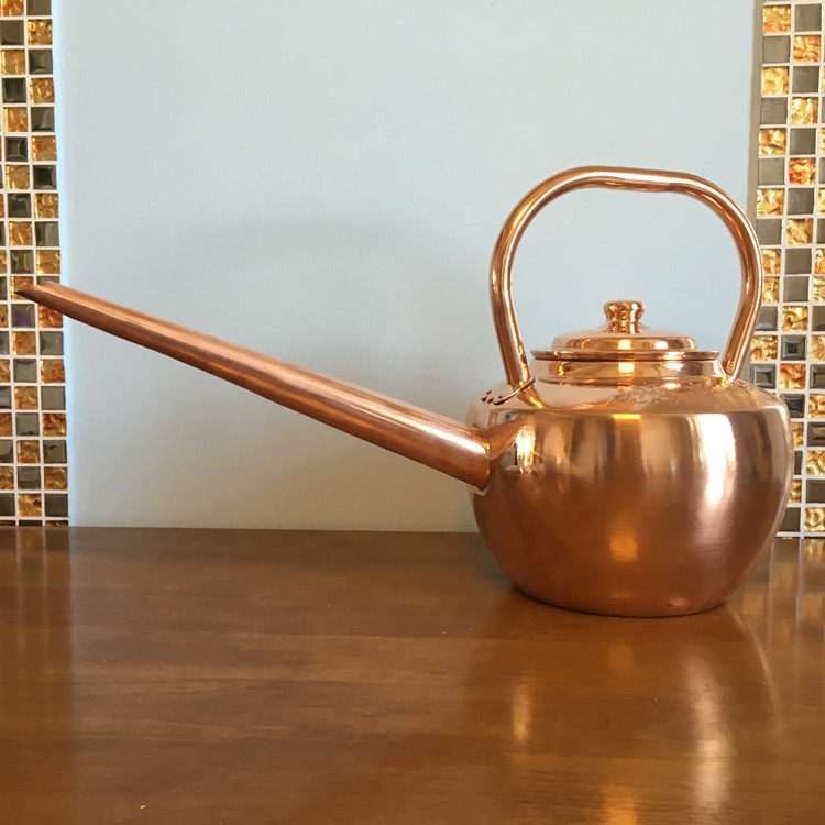 优惠券后185元,烧水壶纯铜紫铜黄铜茶壶茶艺壶长嘴壶铜壶功夫壶加汤壶