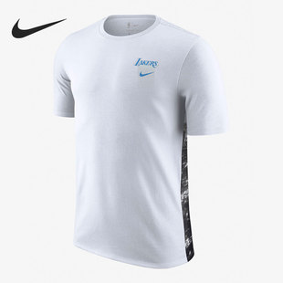 Nike/耐克正品洛杉矶湖人队COURTSIDE CE NBA男子T恤CT9386-100