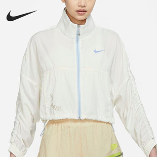 Nike/耐克官方正品新款梭织女子轻薄防晒运动夹克外套DX6151-133