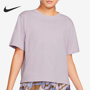Nike/耐克官方正品夏季新款女子运动休闲舒适短袖T恤DD1238-530