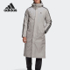 Adidas/阿迪达斯官方正品男子连帽保暖训练运动长款棉服 GE9993