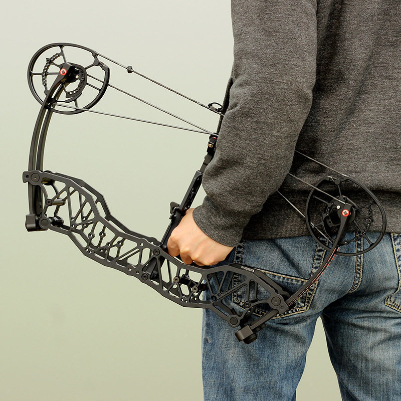新款现货射箭钢珠两用弓户外射箭器材复合弓箭钢珠弓短轴距可车猎