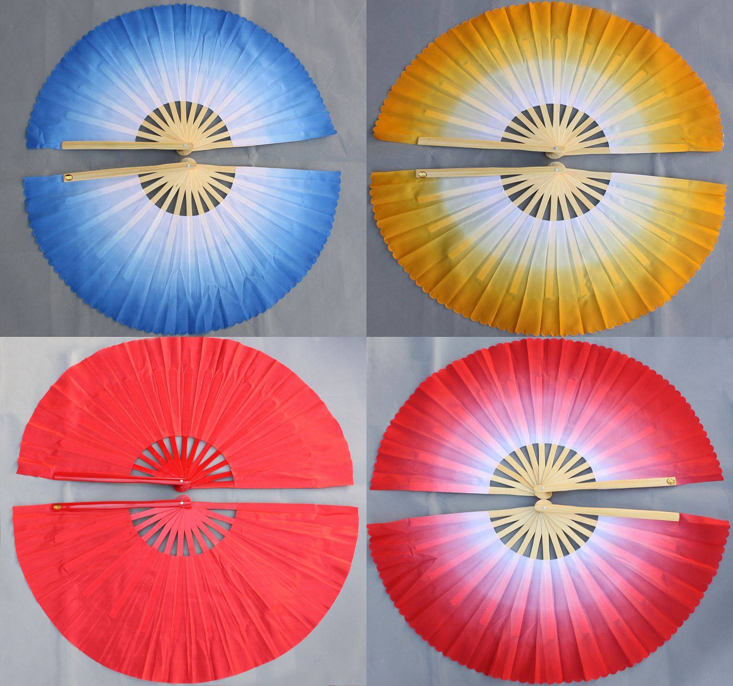 太极双扇双手扇功夫扇木兰双扇一对左右手多种颜色可选