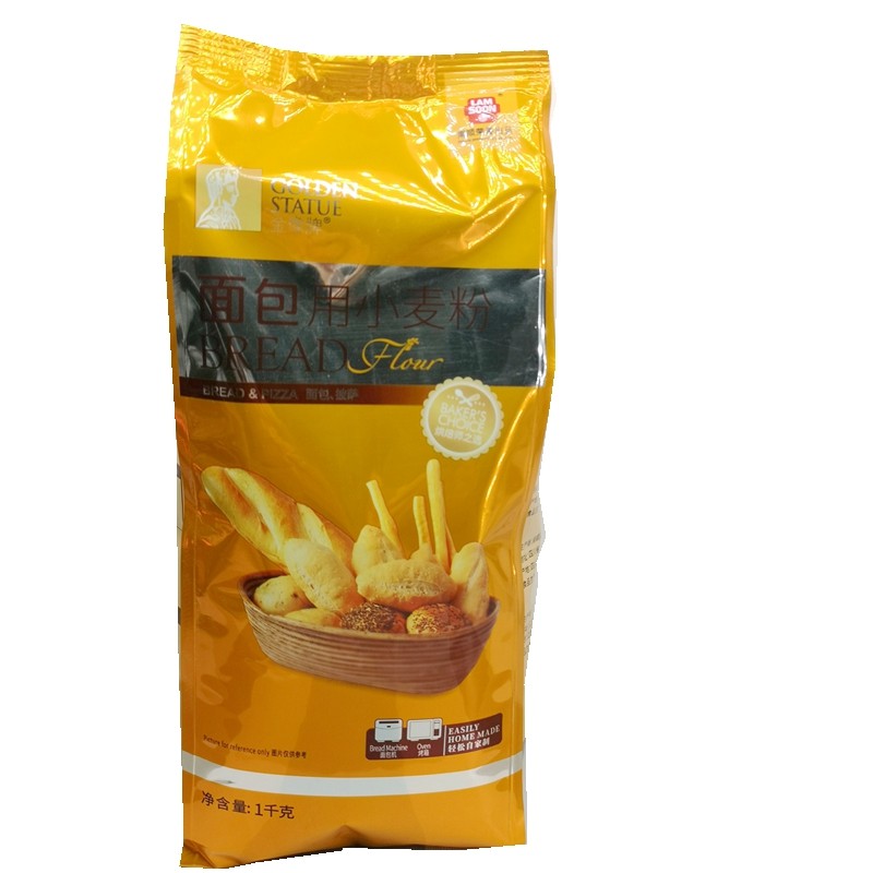 南顺金像高筋面粉1kg 土司 面包用小麦粉 披萨金象面包粉 高筋粉