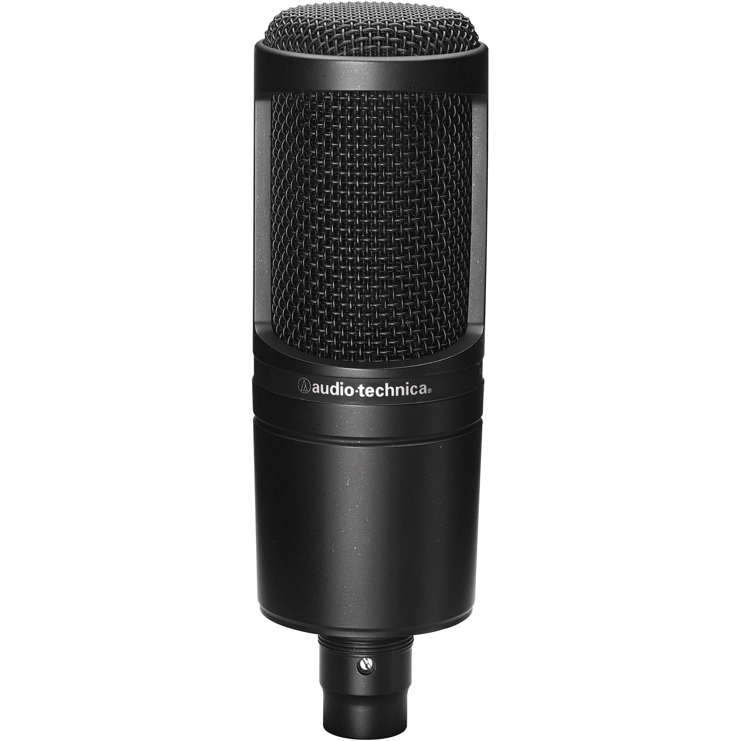 audio technica/铁三角 at2020/2035/2050电容麦克风录音直播话筒