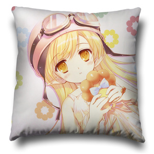 忍野忍抱枕化物语伤物语系列动漫周边小忍方形靠垫抱枕枕头含枕芯