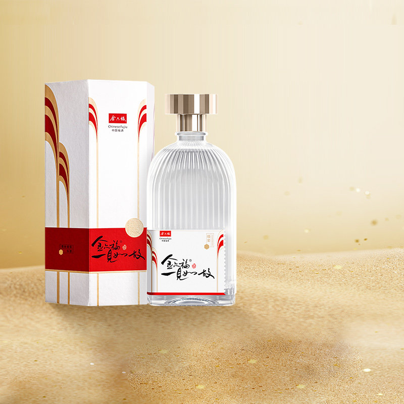 【官方直营】金六福酒一见如故福宴版50.8度500ml礼盒装纯粮白酒