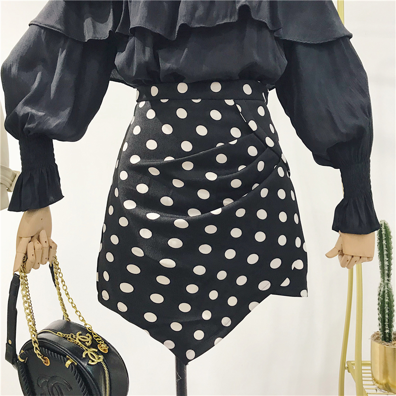 Irregular Wave Package hip Short skirt 2019 spring clothes New products fashion Versatile Show thin Paige skirtin the Women's clothing/Boutique , Skirts category - from Buy2taobao.com to provide professional Taobao agent buy service