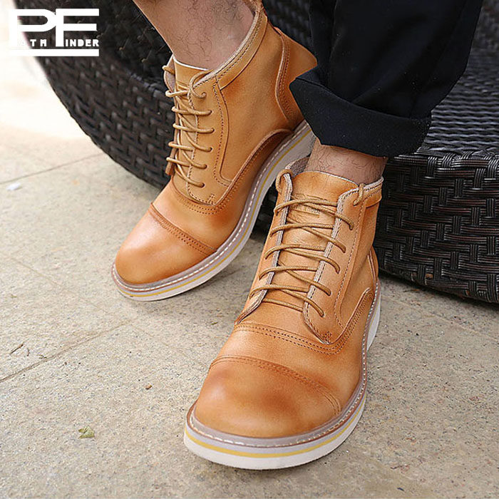 pf pathfinder 工装靴高帮男鞋875户外靴固特异马丁靴 pf3522