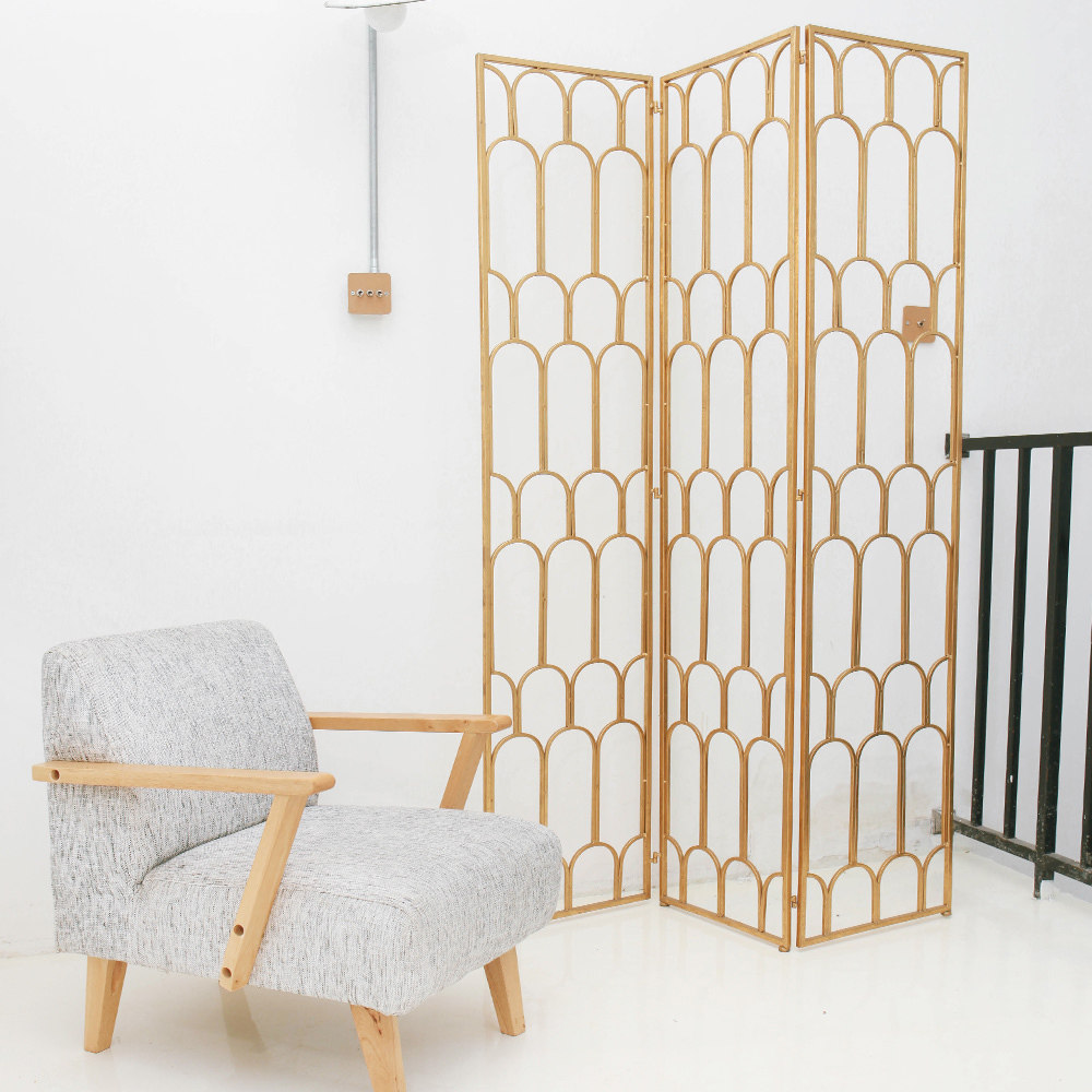 那所naso北欧铁艺简约现代屏风隔断欧式客厅玄关双面折叠折屏