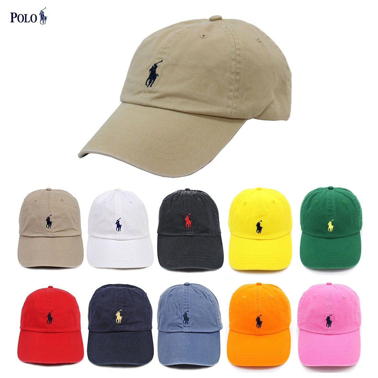 保罗polo美国复古小马标棒球帽鸭舌帽运动弯檐帽欧美网红男女潮款