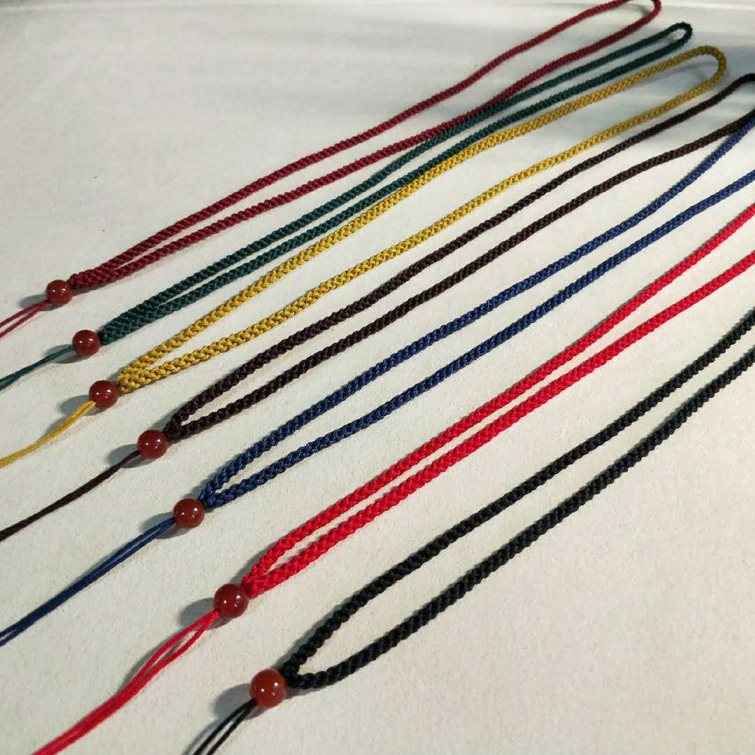 丹扬绳艺手工编绳项链绳红绳吊坠挂绳锁结简约时尚高档男女款