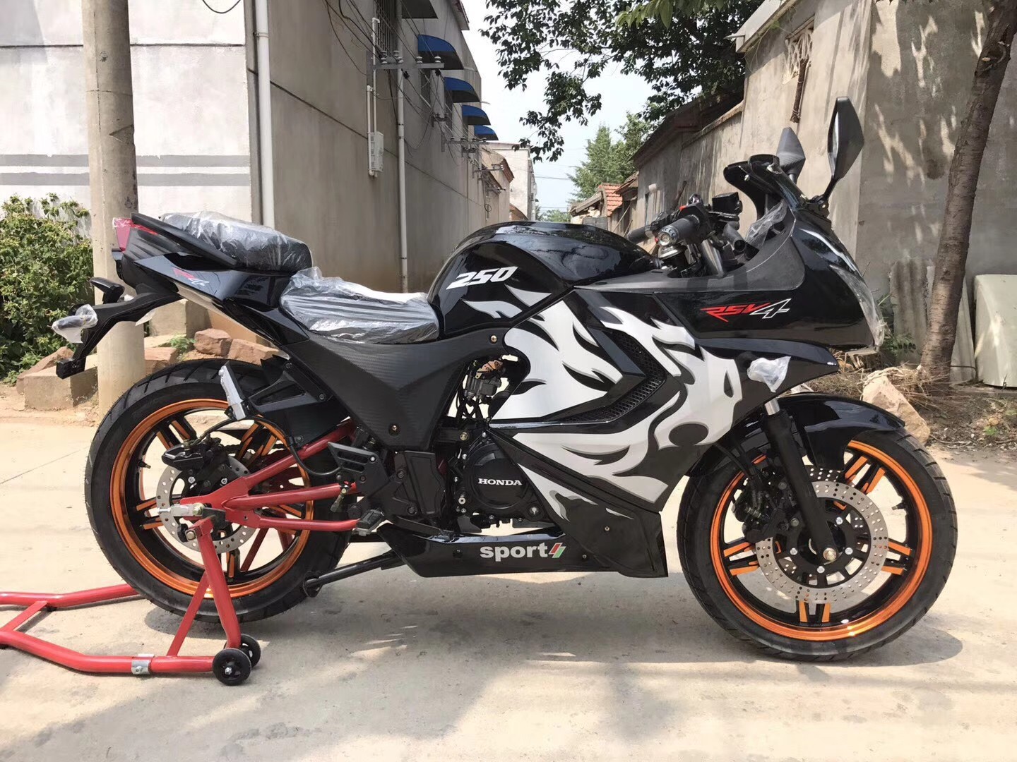 北极光250c小忍者双缸水冷地平线川崎跑车重机车摩托车可上牌