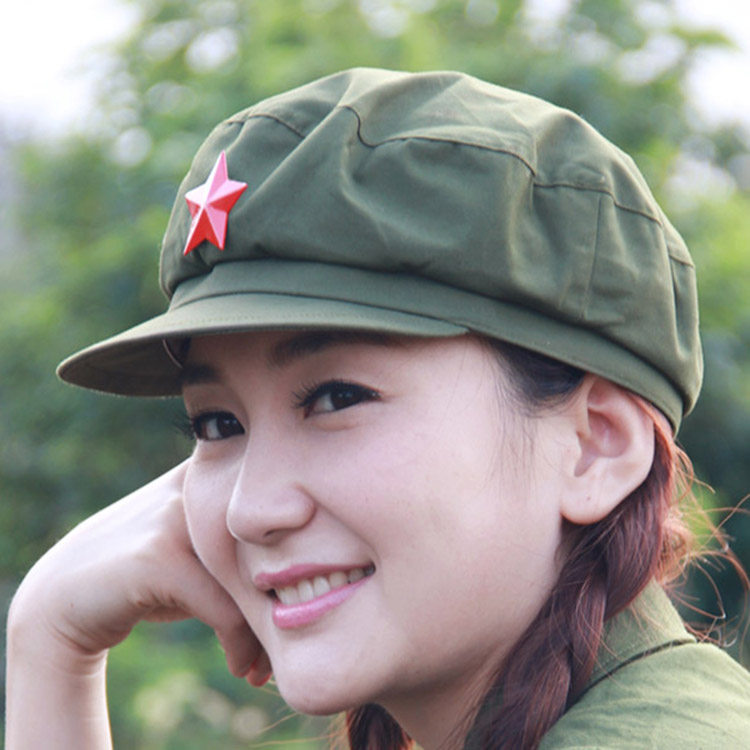 1969年原品五星帽徽65式红五角星五角星收藏正品全新五角星徽章