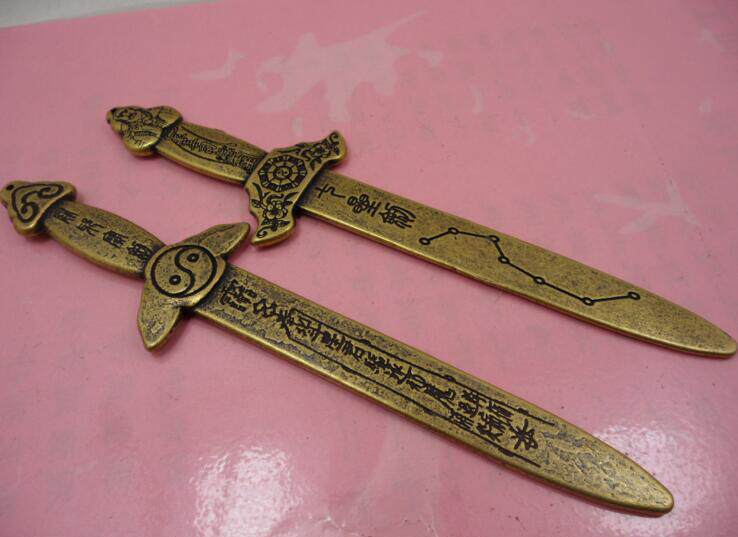 道教用品道教法器 纯铜七星剑 镇宅辟邪铜剑 铜家居镇宅 辟邪铜剑