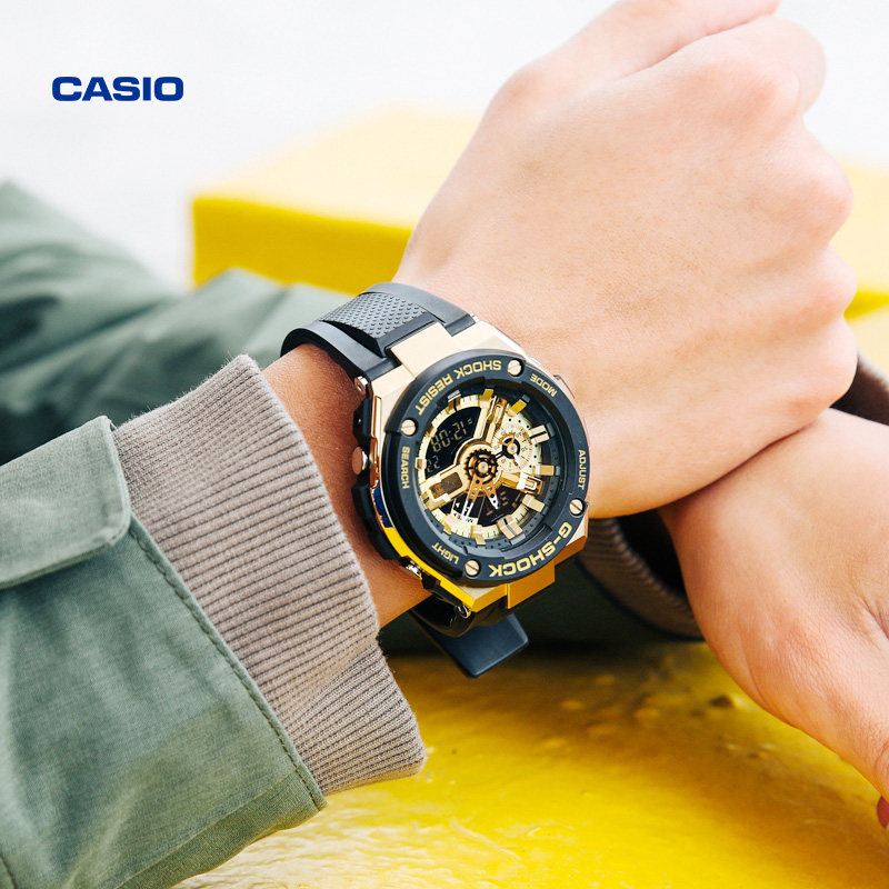 casio旗舰店gst-400g男士学生潮流运动手表卡西欧g-shock官方正品