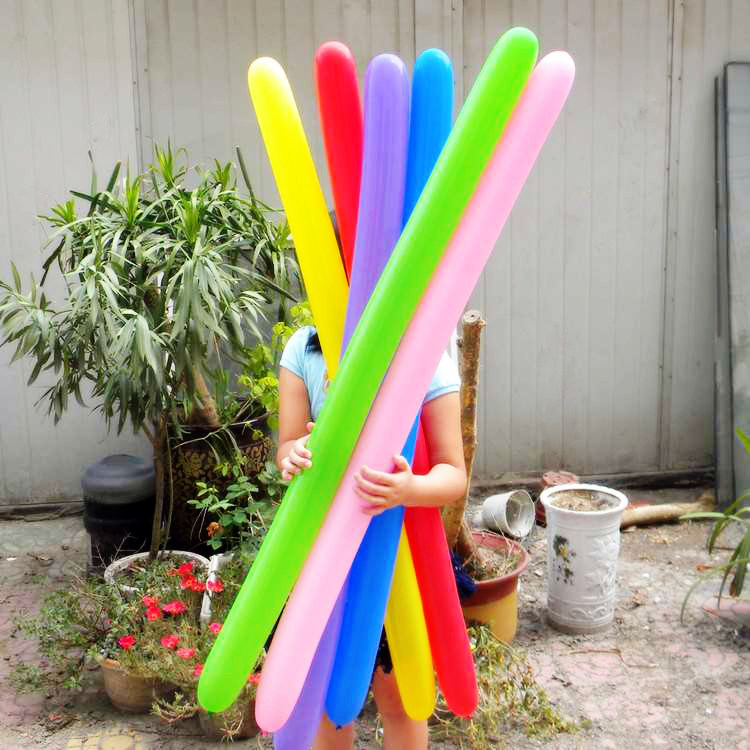 乐天太子360长条气球魔术气球长气球造型魔法加粗街卖布置批發