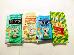 猫咪小铺 达利园熊字饼、手指饼115g 休闲食品饼干儿童饼干磨牙棒