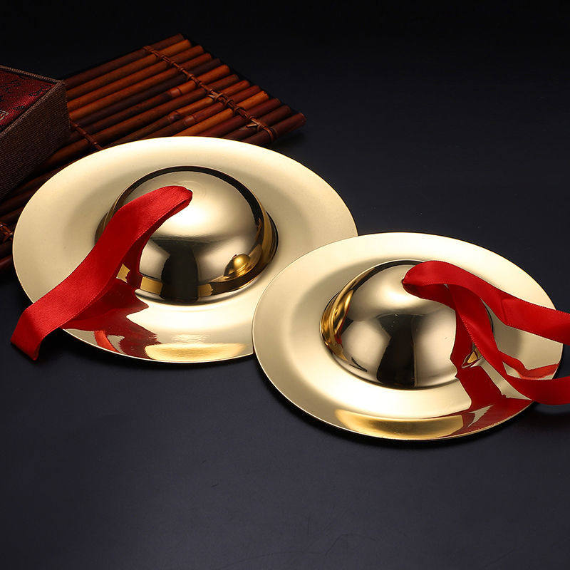 佛具水陆响铜镲乐器铪铜钹用品合子镲手工佛教击打京法器子法会