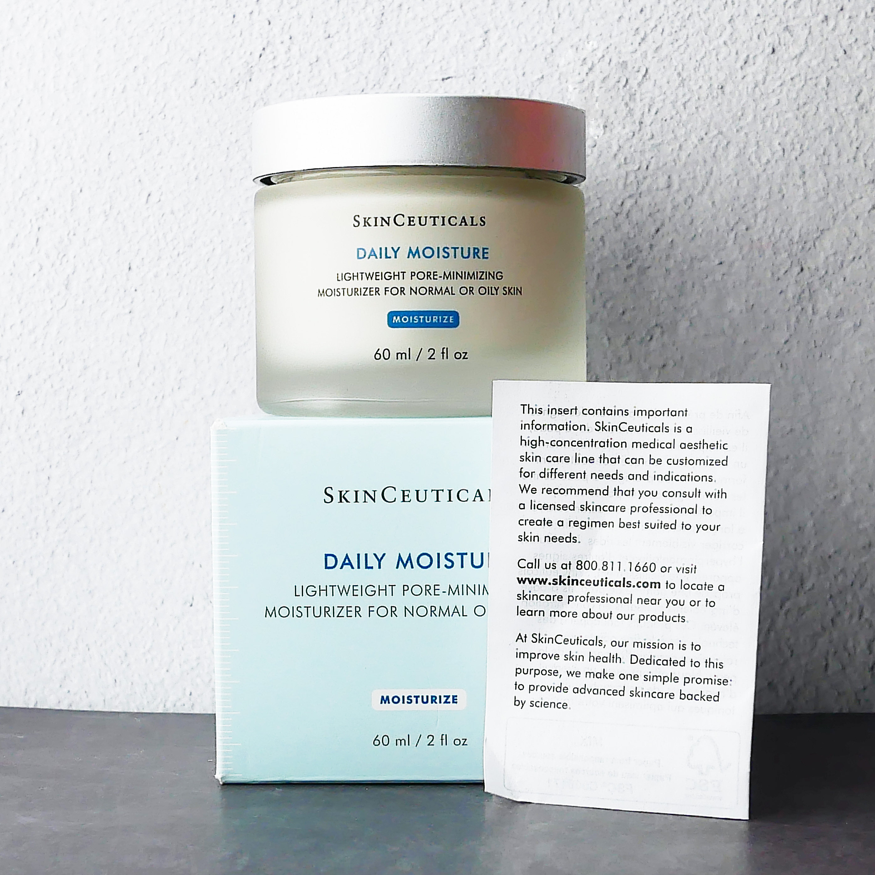 专柜 杜克/修丽可daily moisture全日保湿面霜60ml海洋精华保湿霜